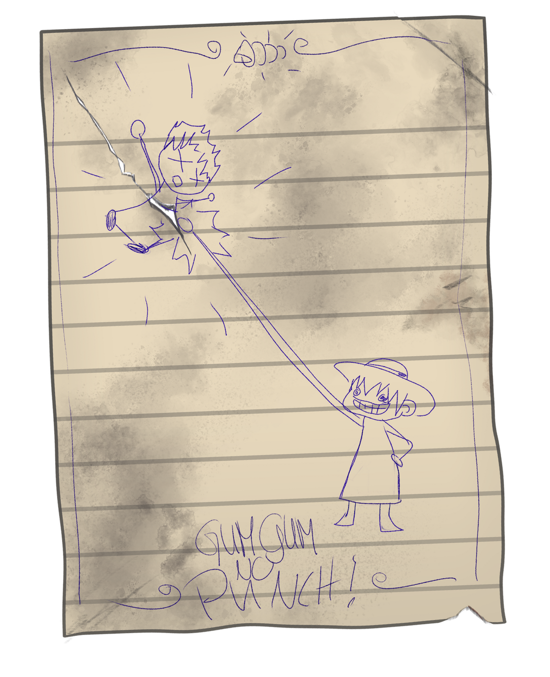 Gum Gum No Punch Card Card: Betsib &amp; Raiya Writer: chenziee (Silly Neutral Ending)